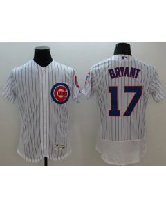 Cubs #17 Kris Bryant White Flexbase Authentic Collection Stitched MLB Jersey