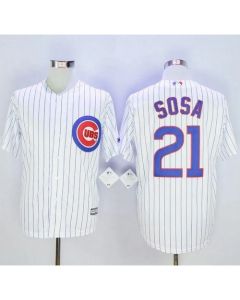 Cubs #21 Sammy Sosa White New Cool Base Stitched MLB Jersey