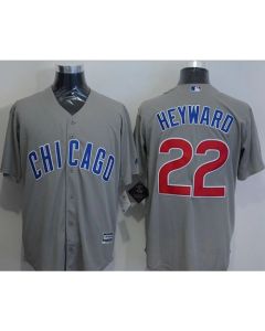 Cubs #22 Jason Heyward Grey New Cool Base Stitched MLB Jersey