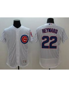 Cubs #22 Jason Heyward White Flexbase Authentic Collection Stitched MLB Jersey