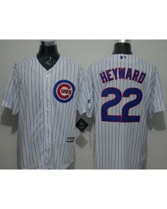 Cubs #22 Jason Heyward White Strip New Cool Base Stitched MLB Jersey