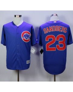 Cubs #23 Ryne Sandberg Blue New Cool Base Stitched MLB Jersey