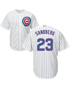 Cubs #23 Ryne Sandberg White Home Stitched Youth MLB Jersey