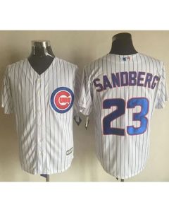 Cubs #23 Ryne Sandberg White New Cool Base Stitched MLB Jersey