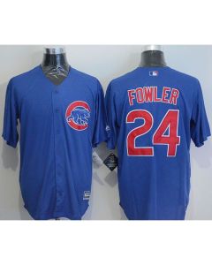 Cubs #24 Dexter Fowler Blue New Cool Base Stitched MLB Jersey