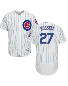Cubs #27 Addison Russell White Flexbase Authentic Collection Stitched MLB Jersey