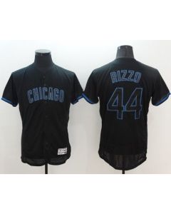 Cubs #44 Anthony Rizzo Black Fashion Flexbase Authentic Collection Stitched MLB Jersey