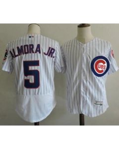 Cubs #5 Albert Almora Jr. White Flexbase Authentic Collection Stitched MLB Jersey
