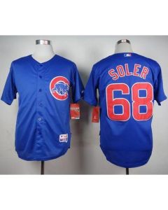 Cubs #68 Jorge Soler Blue Alternate Cool Base Stitched MLB Jersey