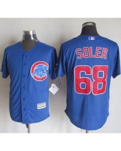 Cubs #68 Jorge Soler Blue New Cool Base Stitched MLB Jersey
