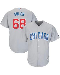 Cubs #68 Jorge Soler Grey Road Stitched Youth MLB Jersey