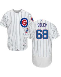 Cubs #68 Jorge Soler White Flexbase Authentic Collection Stitched MLB Jersey