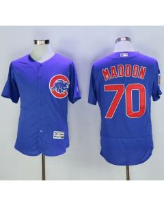 Cubs #70 Joe Maddon Blue Flexbase Authentic Collection Stitched MLB Jersey