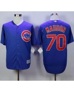 Cubs #70 Joe Maddon Blue New Cool Base Stitched MLB Jersey