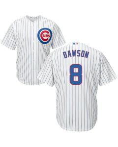 Cubs #8 Andre Dawson White Home Stitched Youth MLB Jersey