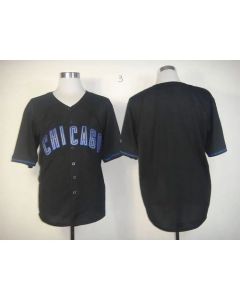 Cubs Blank Black Fashion Stitched MLB Jersey