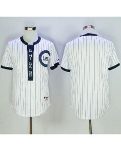 Cubs Blank White 1909 Turn Back The Clock Stitched MLB Jersey