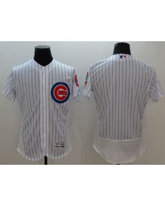 Cubs Blank White Flexbase Authentic Collection Stitched MLB Jersey