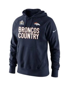 Denver Broncos 2015 AFC Conference Champions Broncos Country Hoodie Navy