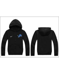 Detroit Lions Authentic Logo Hoodie Black