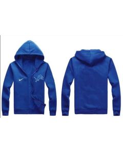 Detroit Lions Authentic Logo Hoodie Blue