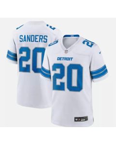 Detroit Lions Road Game Jersey #20 Barry Sanders Mens
