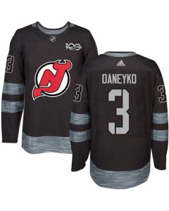 Devils #3 Ken Daneyko Black 1917-2017 100th Anniversary Stitched NHL Jersey