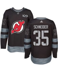 Devils #35 Cory Schneider Black 1917-2017 100th Anniversary Stitched NHL Jersey