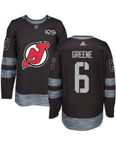 Devils #6 Andy Greene Black 1917-2017 100th Anniversary Stitched NHL Jersey
