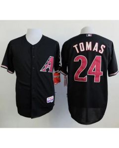 Diamondbacks #24 Yasmany Tomas Black Cool Base Stitched MLB Jersey