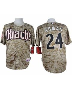 Diamondbacks #24 Yasmany Tomas Camo Cool Base Stitched MLB Jersey