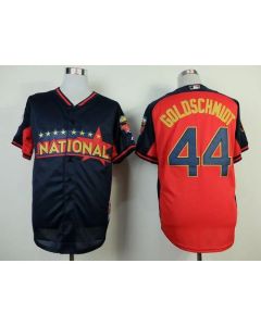Diamondbacks #44 Paul Goldschmidt Navy/Red National League 2014 All Star BP Stitched MLB Jersey