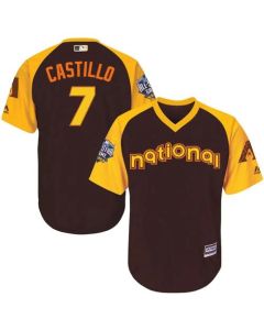 Diamondbacks #7 Welington Castillo Brown 2016 All-Star National League Stitched Youth MLB Jersey