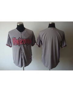 Diamondbacks Blank Grey Cool Base Stitched MLB Jersey