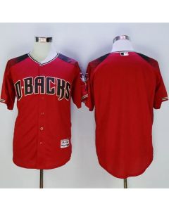 Diamondbacks Blank Red/Brick New Cool Base Stitched MLB Jersey