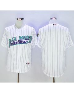 Diamondbacks Blank White 1999 Turn Back The Clock Stitched MLB Jersey