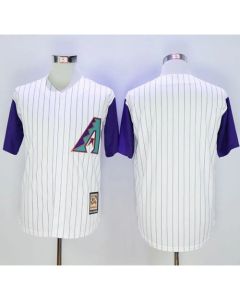 Diamondbacks Blank White Hall Of Fame Cool Base Stitched MLB Jersey