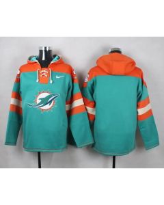 Dolphins Blank Aqua Green Player Pullover NFL Hoodie