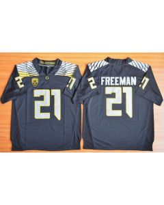 Ducks #21 Royce Freeman Black Limited Stitched NCAA Jersey