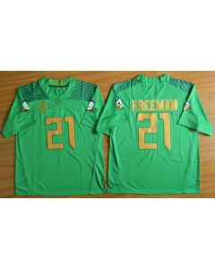 Ducks #21 Royce Freeman Green Limited Stitched NCAA Jersey