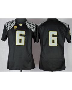 Ducks #6 Charles Nelson Black Limited Stitched Youth NCAA Jersey
