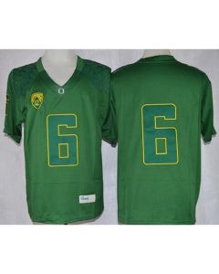 Ducks #6 Charles Nelson Dark Green Limited Stitched NCAA Jersey