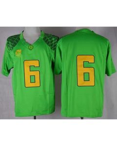 Ducks #6 Charles Nelson Green Limited Stitched NCAA Jersey