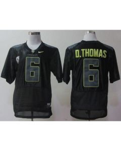 Ducks #6 De'Anthony Thomas Black Pro Combat Pac-12 Stitched NCAA Jersey
