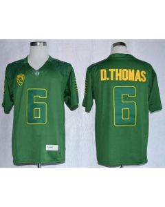 Ducks #6 De'Anthony Thomas Dark Green Limited Stitched NCAA Jersey