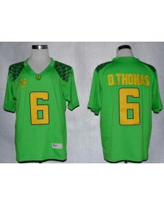 Ducks #6 De'Anthony Thomas Green Limited Stitched NCAA Jersey