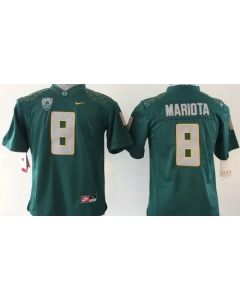 Ducks #8 Marcus Mariota Dark Green Stitched Youth NCAA Jersey