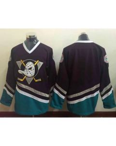 Ducks Blank Black/Turquoise CCM Throwback Stitched NHL Jersey