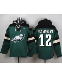 Eagles #12 Randall Cunningham Midnight Green Player Pullover NFL Hoodie
