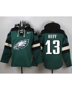 Eagles #13 Josh Huff Midnight Green Player Pullover NFL Hoodie
